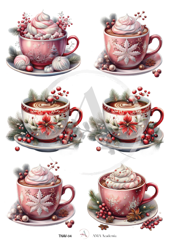 LAMINAS TRANSFER COLOR NAVIDAD 20X30 CMS TNAV-04