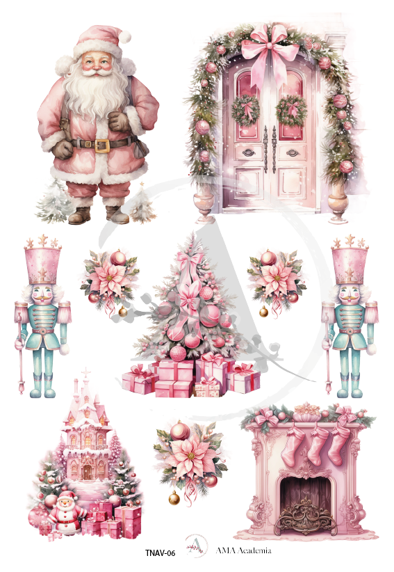 LAMINAS TRANSFER COLOR NAVIDAD 20X30 CMS TNAV-06