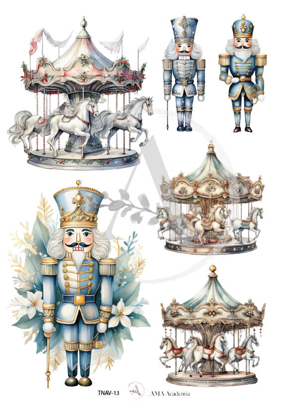 LAMINAS TRANSFER COLOR NAVIDAD 20X30 CMS TNAV-13