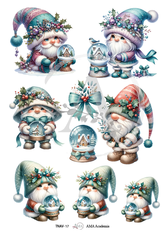 LAMINAS TRANSFER COLOR NAVIDAD 20X30 CMS TNAV-17