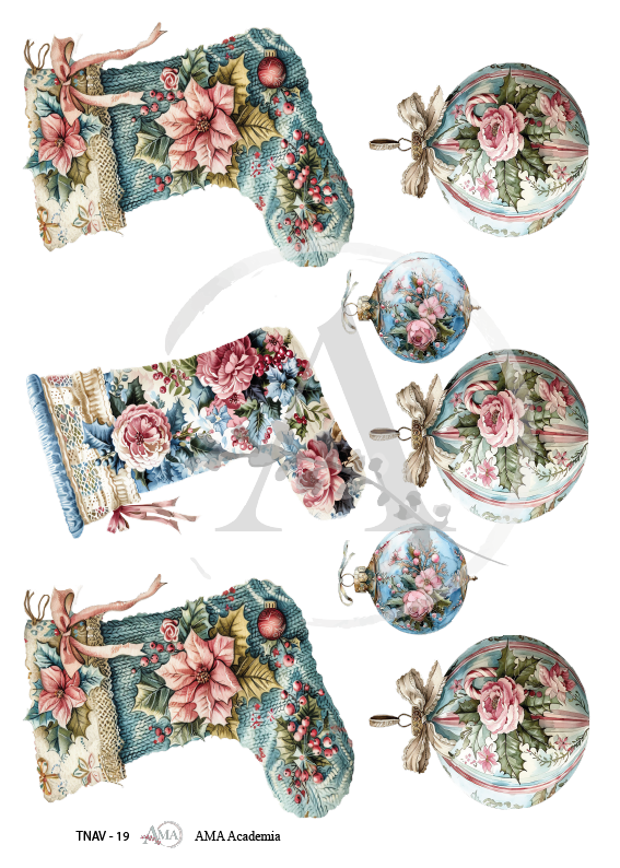 LAMINAS TRANSFER COLOR NAVIDAD 20X30 CMS TNAV-19
