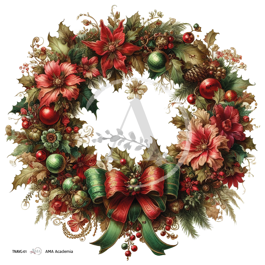 LAMINAS TRANSFER COLOR NAVIDAD 30X30 CMS TNAVG-01